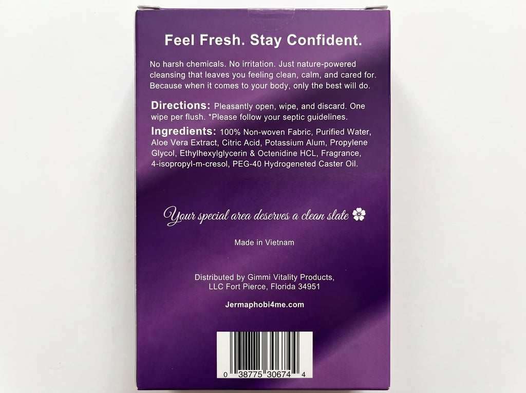 Maiden For Her (Plant-Based, pH Balanced, Eco-Friendly) Wet Wipes