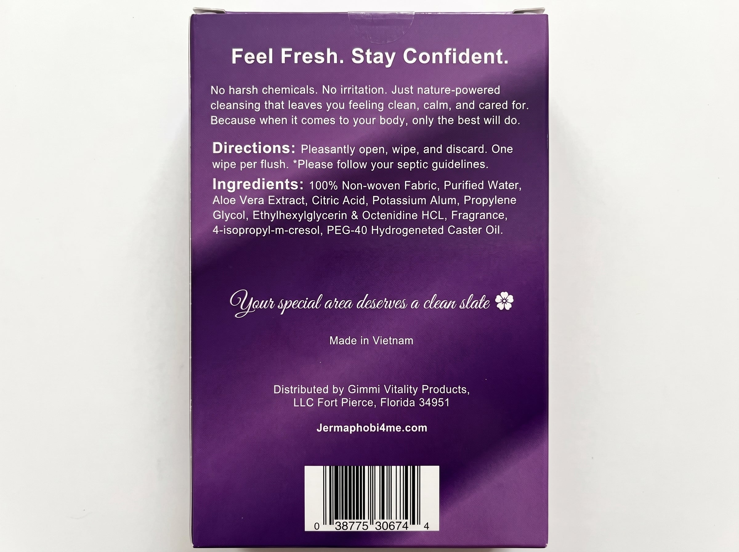 Maiden For Her (Plant-Based, pH Balanced, Eco-Friendly) Wet Wipes